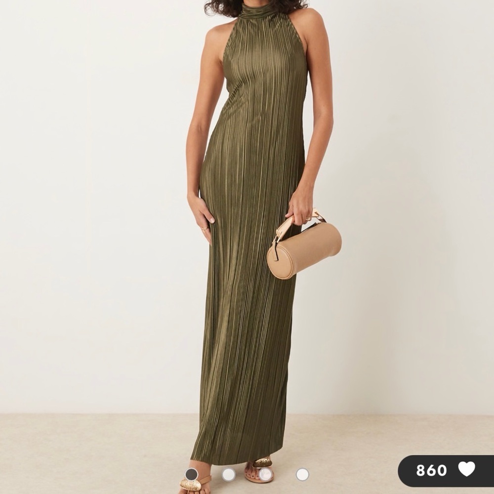 ASOS Halter tie Maxi Dress